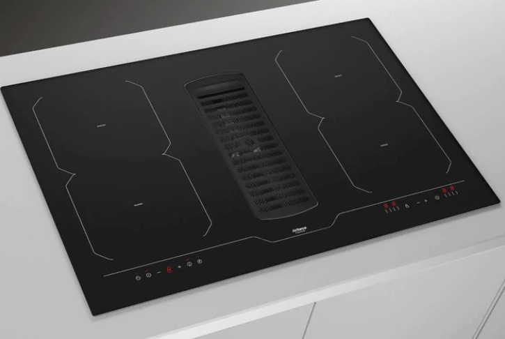 Airforce Aspira Centrale B2 Octa 78cm 4 Zone Induction Hob with Downdraft