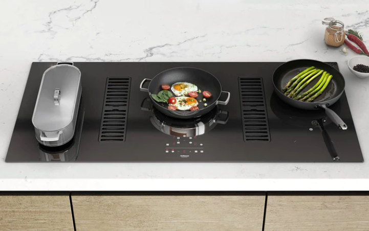 Airforce Aspira XXL Centrale 110cm induction hob with double downdraft