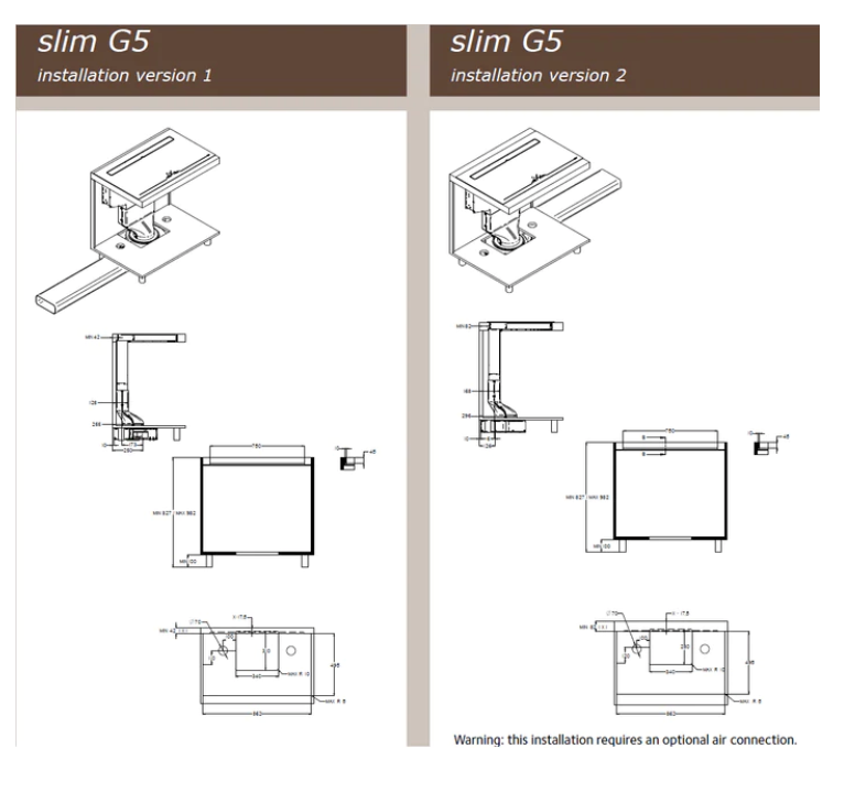 Airforce Aspira Slim G5 Motion 90cm Flex Induction Hob with Integrated Extraction