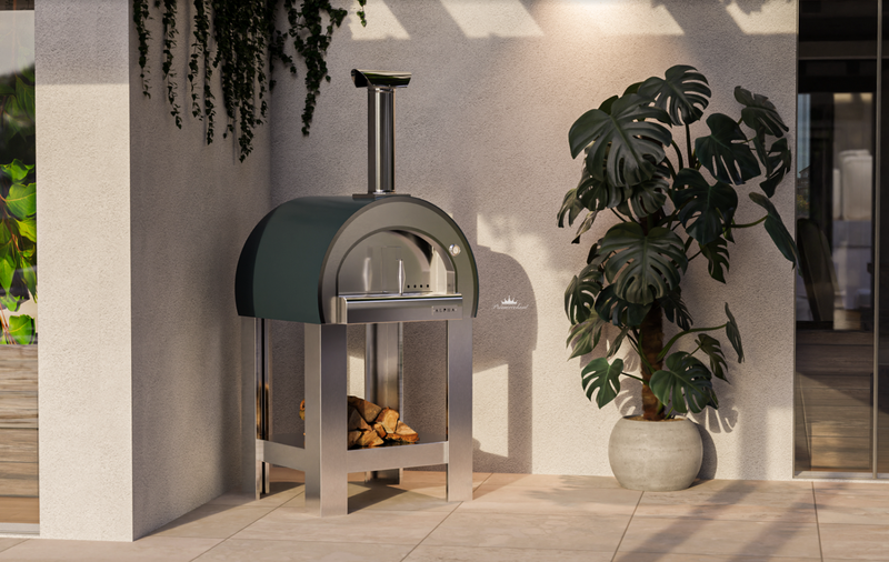 Alpha Pro Piccolo Wood-Fired Pizza Oven Bundle + Cover | Anthracite