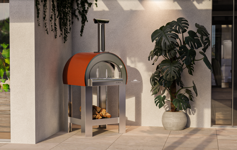 Alpha Pro Piccolo Wood-Fired Pizza Oven Bundle + Cover | Antique Copper