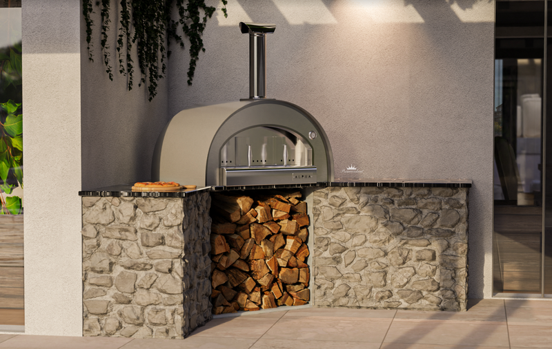Grande Pizza Oven Built in - Antique Silver