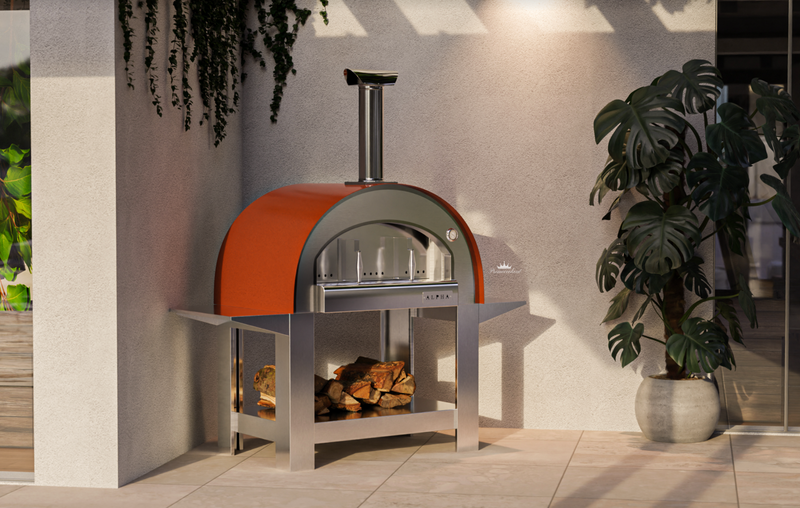 Alpha Pro Grande Wood-Fired Pizza Oven Bundle + Cover | Antique Copper
