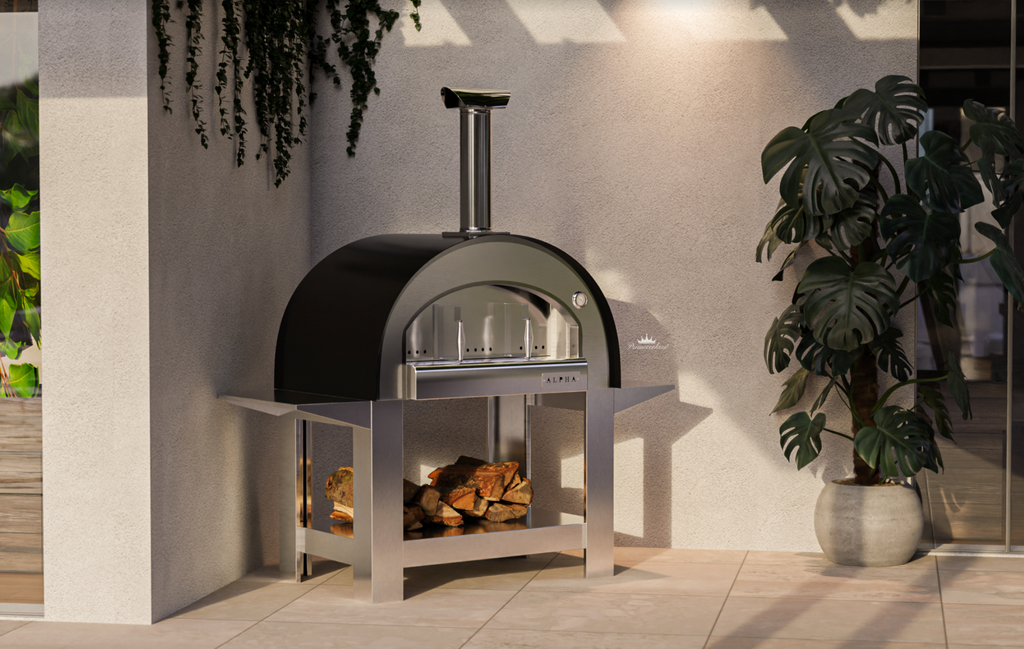 Grande Pizza Oven u0026 Trolley - Black — Primecookout Ltd