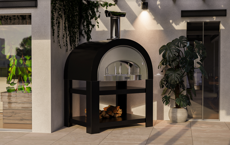 Titano Pizza Oven + Trolley Residential & Commercial - Black