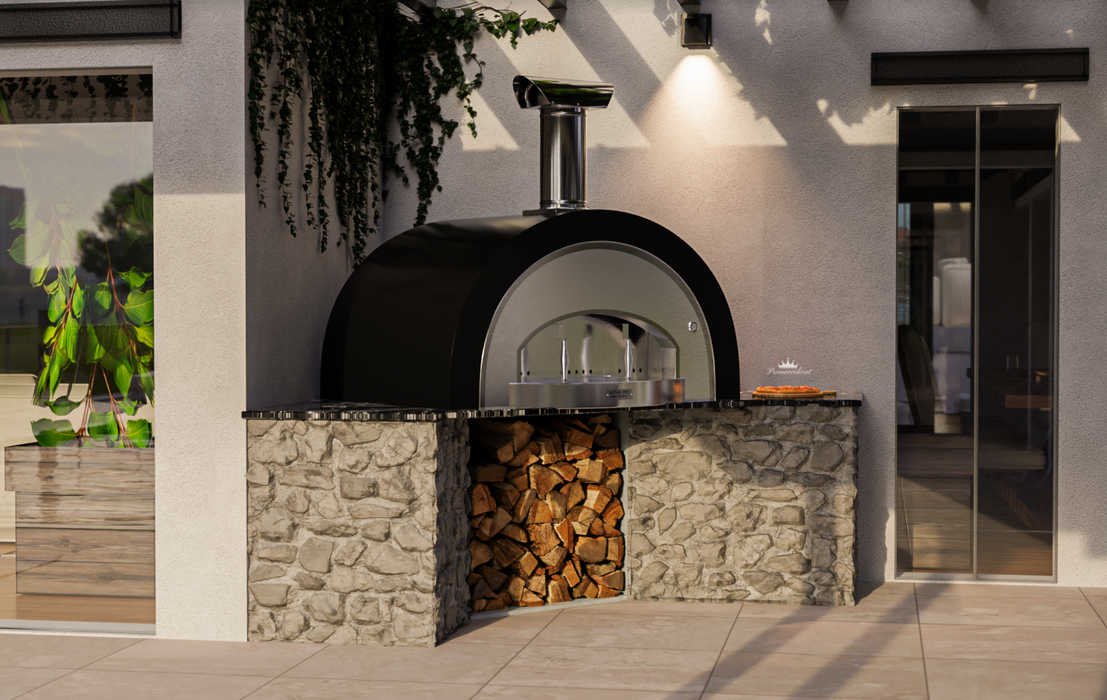 Titano Pizza Oven Built in Residential & Commercial - Black