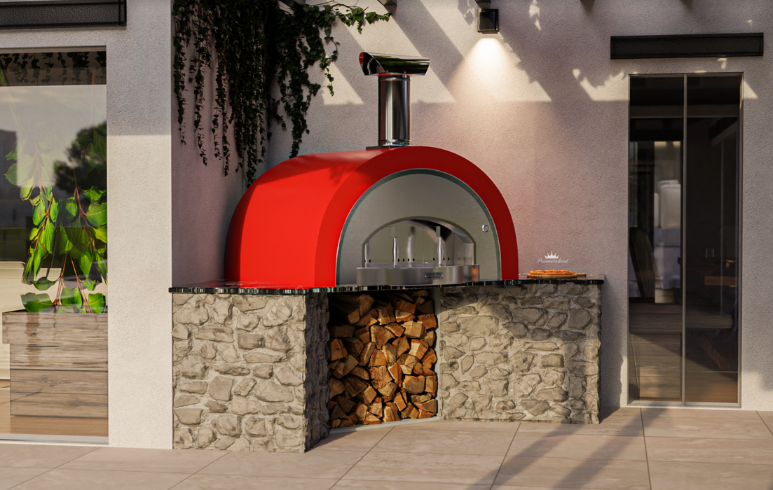 Titano Pizza Oven Built in Residential & Commercial - Poppy Red