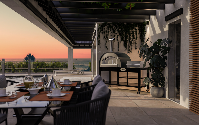 Alpha Pro Fumoso Grande Pizza Oven & Grill Set | Anthracite