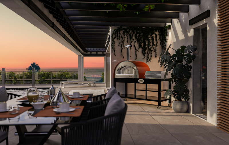 Alpha Pro Fumoso Grande Pizza Oven & Grill Set | Antique Copper