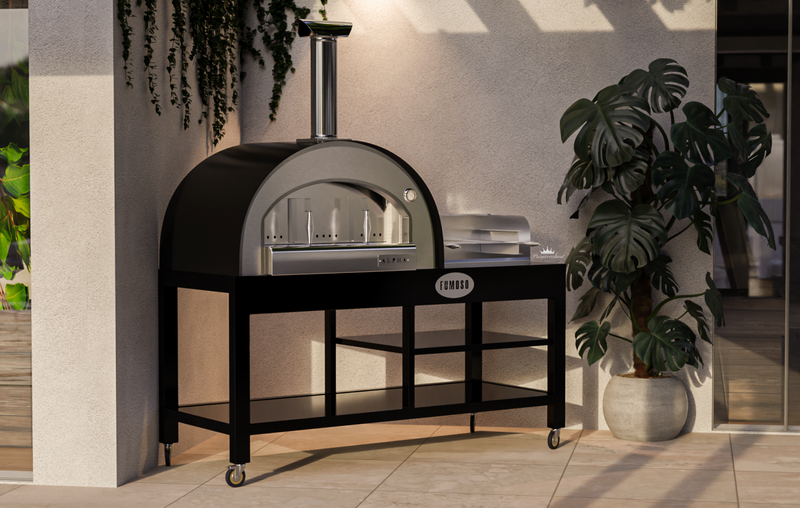 Alpha Pro Fumoso Grande Pizza Oven & Grill Set | Black