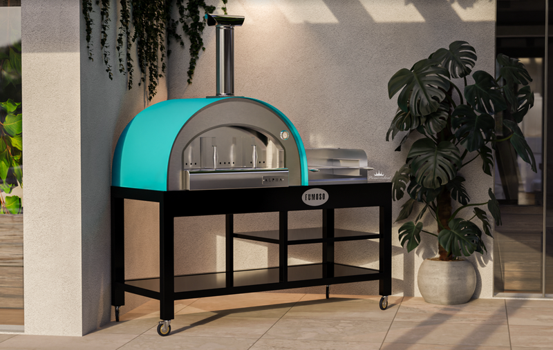 Alpha Pro Fumoso Grande Pizza Oven & Grill Set | Teal