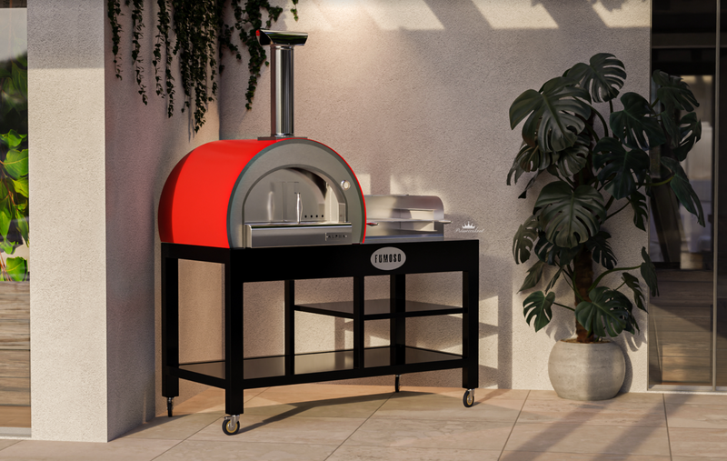 Fumoso Piccolo Pizza Oven & Grill Set - Poppy Red