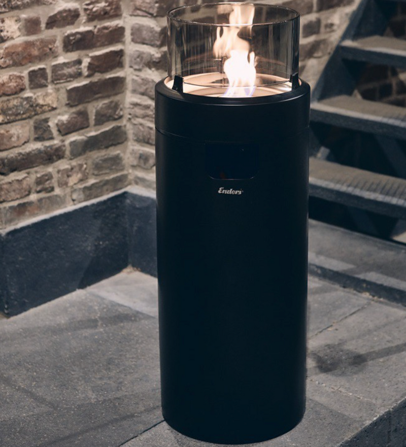 Enders Nova LED Flame Large, Black + Cover + Shel Set