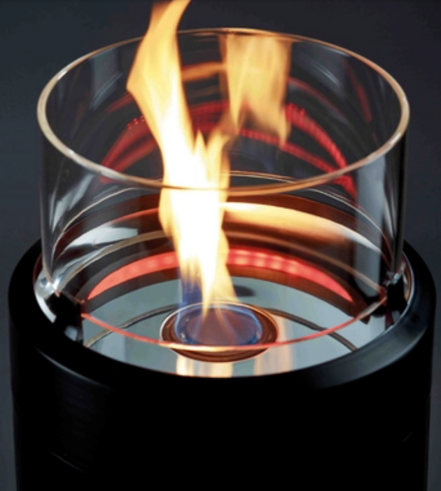 Enders Nova LED Flame Medium, Black + Cover + Shel Set