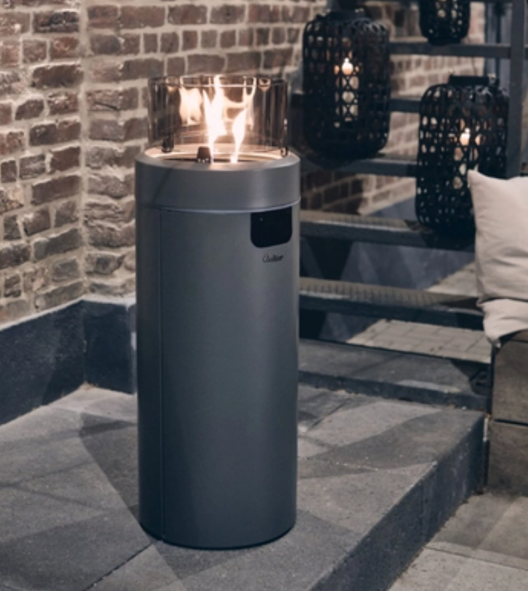 Enders Nova LED Flame Medium, Grey + Cover + Shel Set