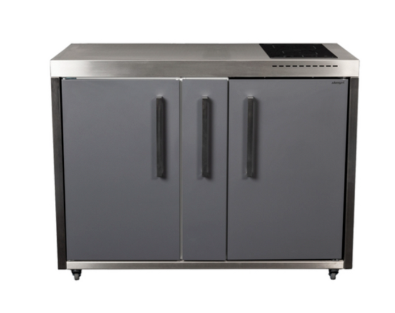 Elfin Compact MO 120A Outdoor - With Hob On the Right - Slate Grey