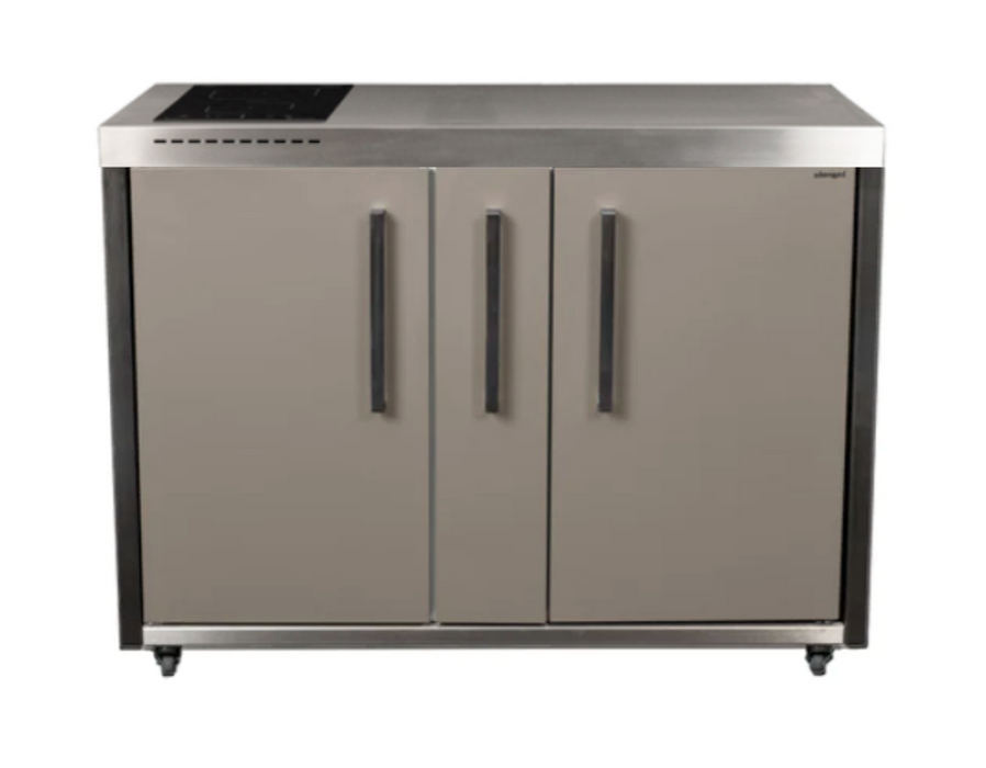 Elfin Compact MO 120A Outdoor - With Hob On the Left - Sand