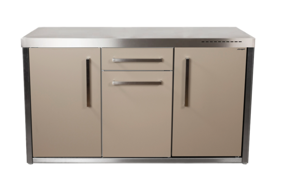 Elfin Compact MO 150S Outdoor Kitchen - without fridge - without sink - without Hob - Sand