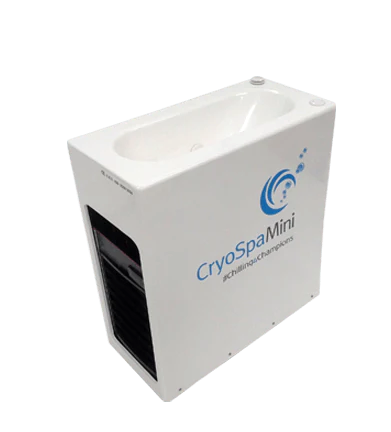 CET CryoSpa Mini Ice Bath: Lower arm therapy on the Move