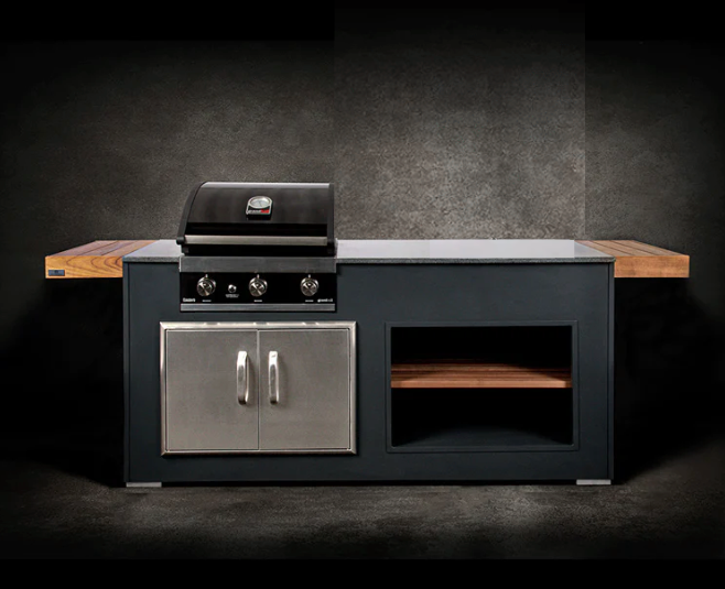 Grillandia Outdoor Kitchen Grandhall Maxim 4 Burner and Weather Cover - 2M