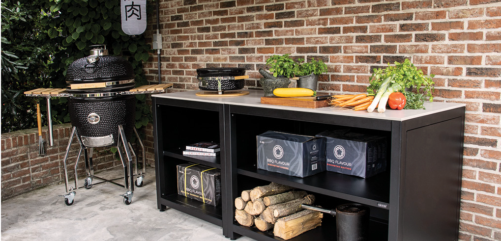 YAKINIKU® Luxury outdoor kitchen Setup 01 - 80x70 cm + 120x70 cm