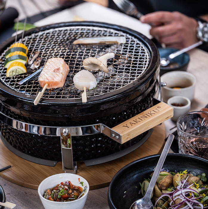 YAKINIKU round shichirin | teppanyaki & hibachi grill