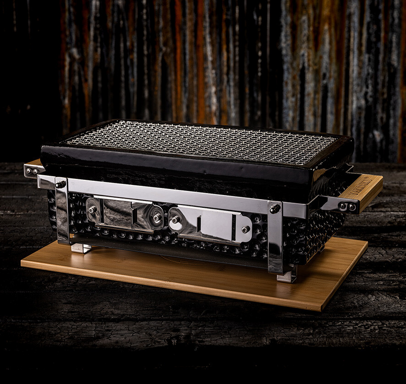 Yakiniku rectangular shichirin | konro & yakitori grill medium