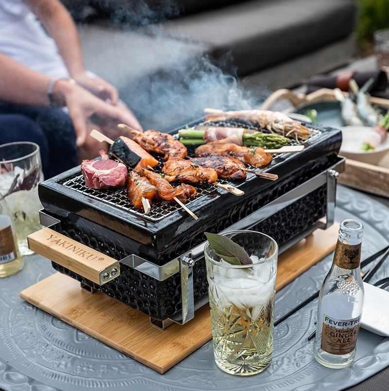 Yakiniku rectangular shichirin | konro & yakitori grill medium