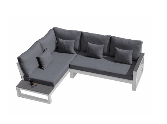 LIFE Mallorca Chaise Right Set With Side Tables