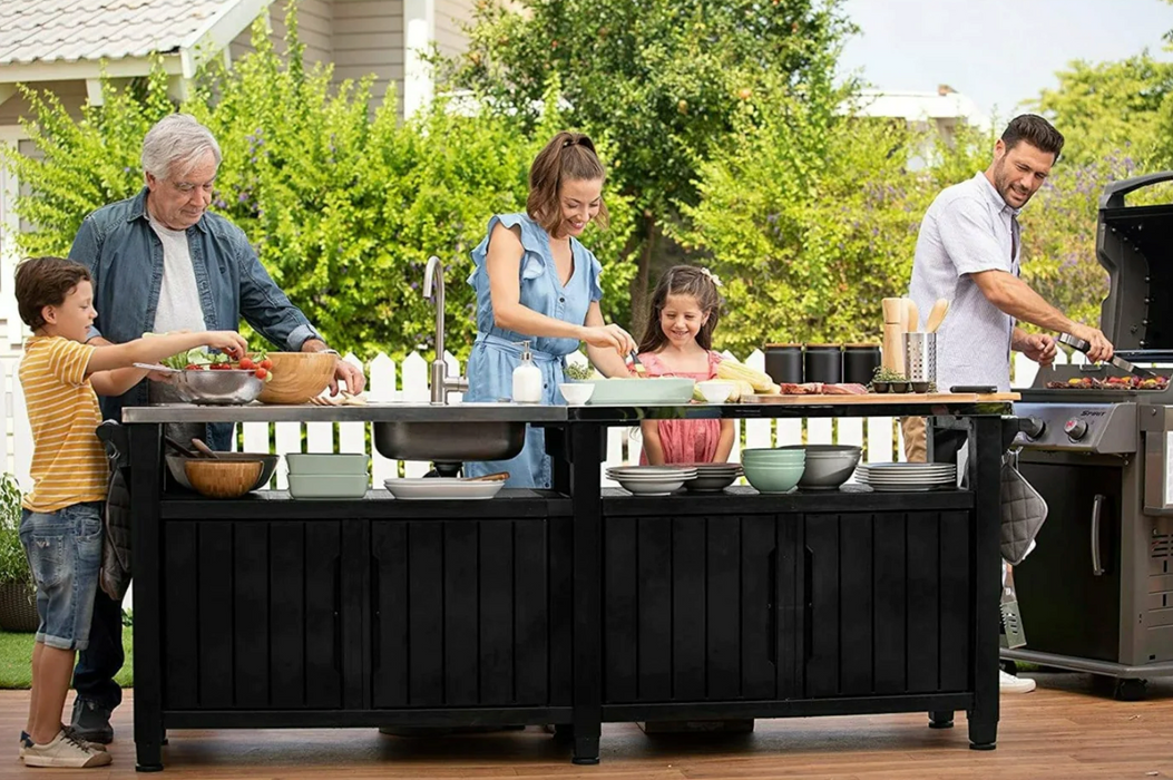 Keter Unity Chef Outdoor Kitchen ( Choose your tap )