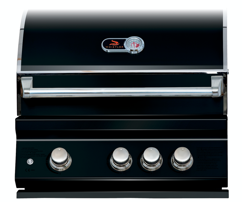 Whistler Burford 3 Gas BBQ | Rotisserie + Cover | Lifetime Warranty Black