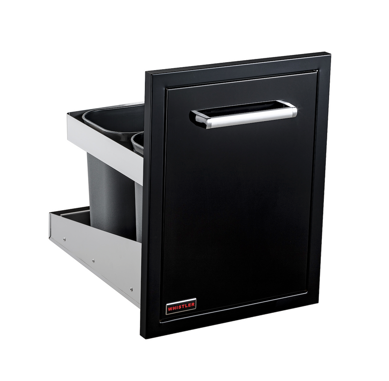 Whistler Burford Bin Drawer Unit Black