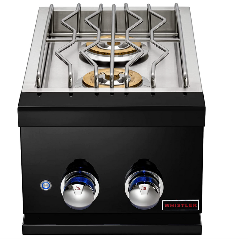 Whistler Grills Burford Side Burner 5 Black Plus Cover