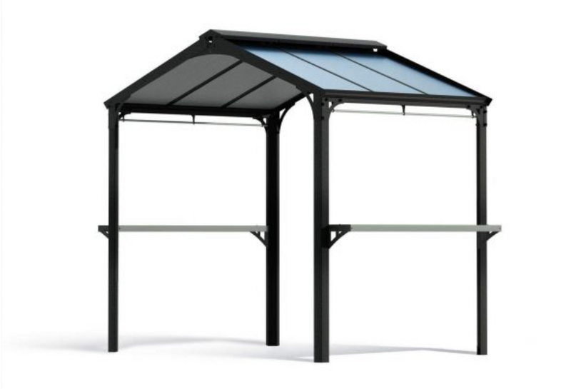 The Barbecue Austin 6 ft. x 8 ft. Gazebo Kit - Grey Structure