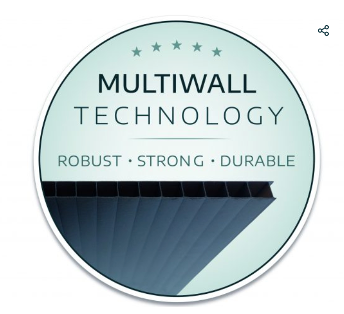 Rubicon 6 ft. x 10 ft. Shed With Floor - Dark Grey Panels