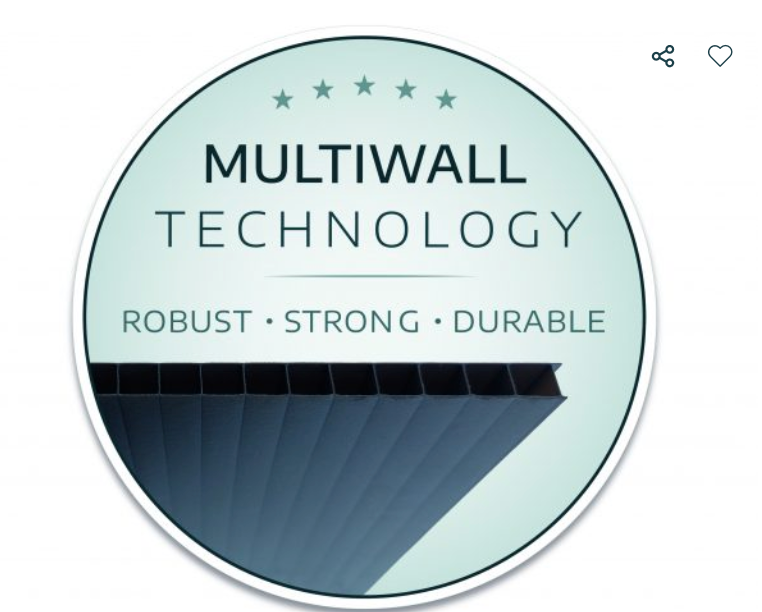 Yukon 11 ft. x 13 ft. Shed Kit With Floor - Dark Grey