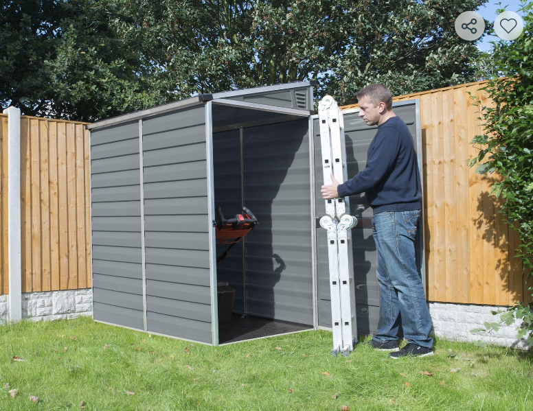 Pent 4 ft. x 6 ft. Shed Kit - Amber