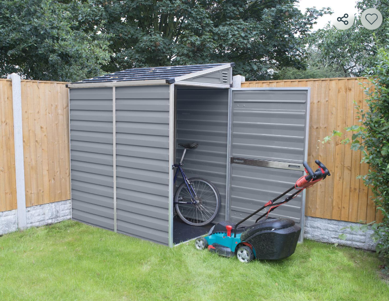 Pent 4 ft. x 6 ft. Shed Kit - Amber