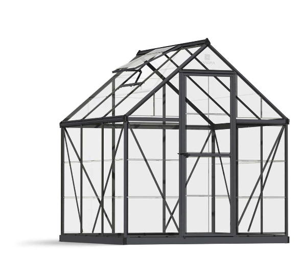 Harmony 6 ft. x 6 ft. Greenhouse Kit - Clear Panels