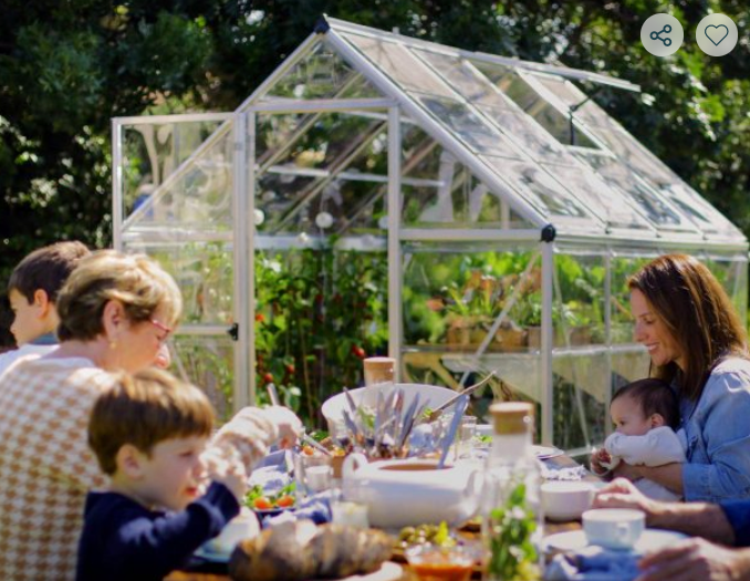 Harmony 6 ft. x 8 ft. Greenhouse Kit - Clear Panels