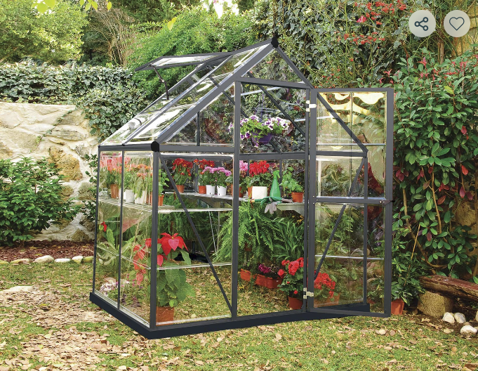 Harmony 6 ft. x 10 ft. Greenhouse Kit - Clear Panels