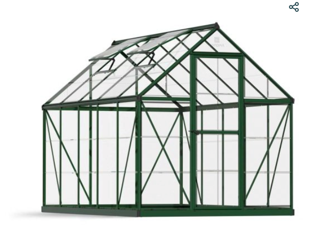 Harmony 6 ft. x 10 ft. Greenhouse Kit - Clear Panels