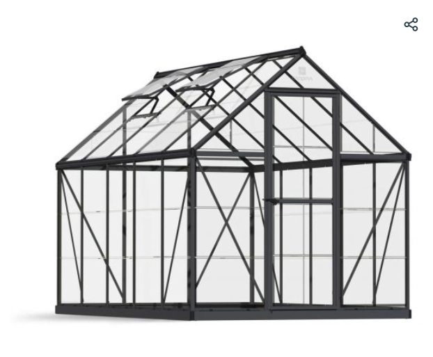 Harmony 6 ft. x 10 ft. Greenhouse Kit - Clear Panels