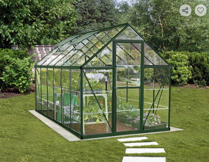 Harmony 6 ft. x 12 ft. Greenhouse Kit - Clear Panels