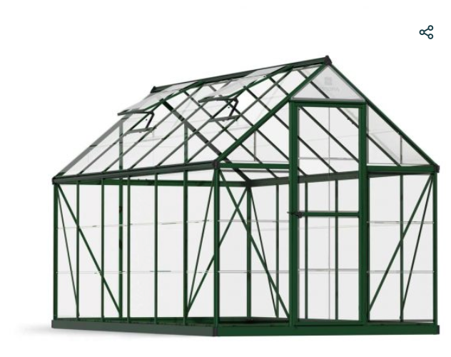 Harmony 6 ft. x 12 ft. Greenhouse Kit - Clear Panels