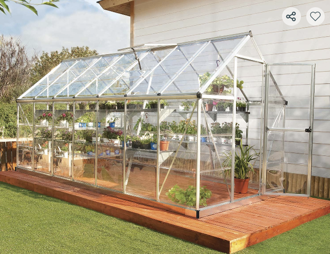 Harmony 6 ft. x 14 ft. Greenhouse Kit - Clear Panels