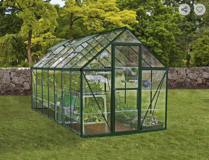 Harmony 6 ft. x 14 ft. Greenhouse Kit - Clear Panels