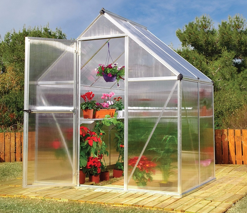 Mythos 6 ft. x 4 ft. Greenhouse Kit -  Twinwall Panels