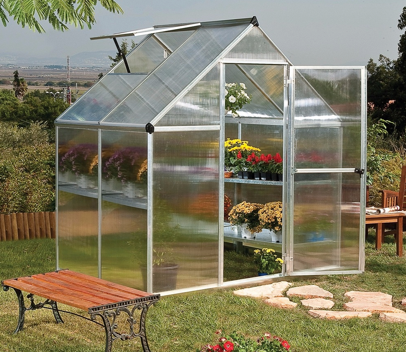 Mythos 6 ft. x 4 ft. Greenhouse Kit -  Twinwall Panels