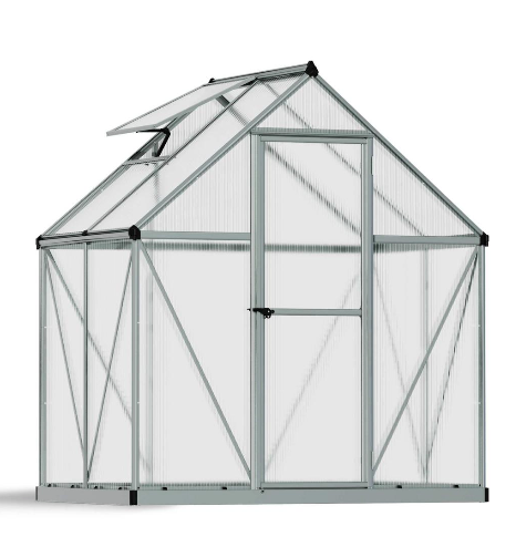 Mythos 6 ft. x 4 ft. Greenhouse Kit -  Twinwall Panels